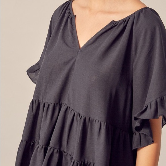 Tiered Ruffle Swing Top - Picture 2 of 6